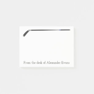Hockey Stick Post-it Notes
