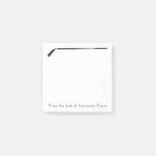 Hockey Stick Post-it Notes