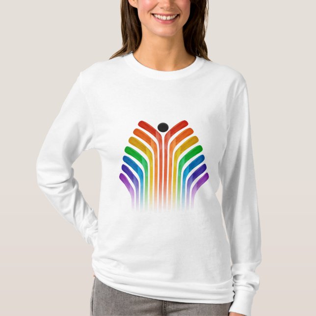 Hockey Stick Spectrum T-Shirt (Front)