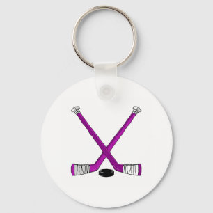 Hockey Sticks Key Ring