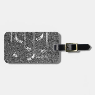 Hockey Sticks Luggage Tag
