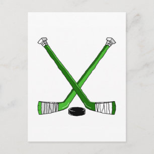 Hockey Sticks Postcard