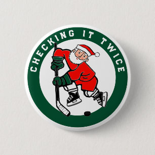 Hockey Stocking Stuffers Button