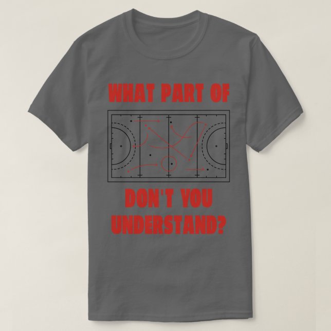 Hockey Strategy  T-Shirt (Design Front)