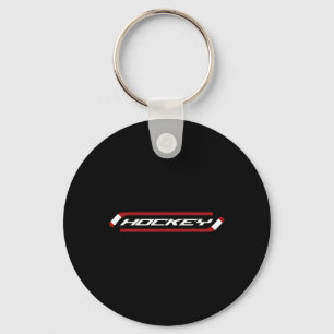 Hockey - Stylish - Simple - Hockey Playerfan Key Ring