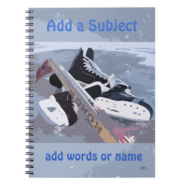 Hockey Subject Notebook (Front)