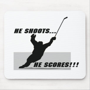 Hockey T-shirts and Gifts. Mouse Mat