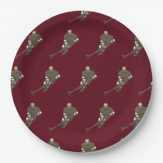Hockey Team Paper Plates
