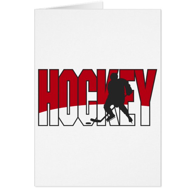 hockey text red (Front)