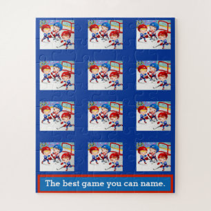 Hockey - The best game you can name Jigsaw Puzzle