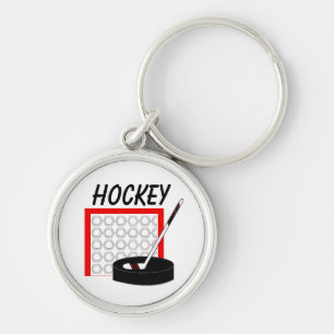 Hockey Time Key Ring