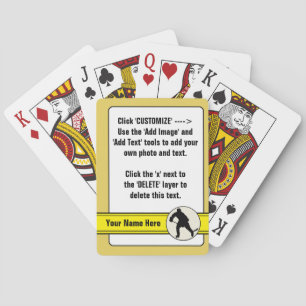 Hockey Trading Card Customisable Card Deck