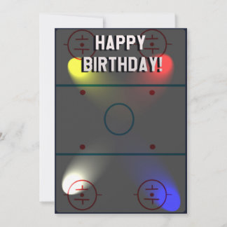 Hockey Trivia Birthday Card