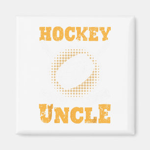 Hockey Uncle Family Sports Coach Player Father's D Magnet