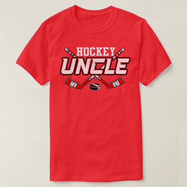 Hockey Uncle Shirts For Men Papa Father's Day Vint (Design Front)