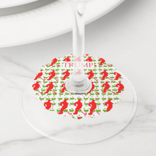 HOCKEY WINE GLASS TAG