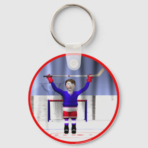 Hockey Winner Key Ring