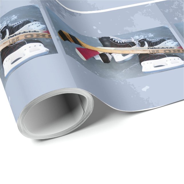 Hockey Wrapping Paper (Roll Corner)