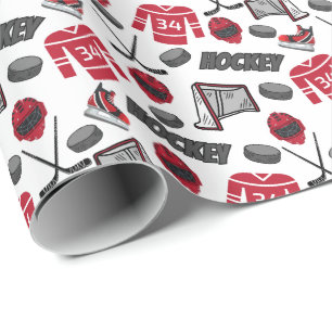 Hockey Wrapping Paper