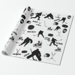 Hockey Wrapping Paper<br><div class="desc">Hockey Wrapping Paper</div>