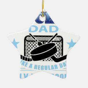 HOCKEYDAD CERAMIC TREE DECORATION