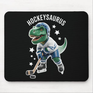 Hockeysaurus Hockey Dinosaur Boys Hockey Pajamas  Mouse Mat