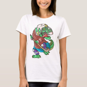 Hockeysaurus Kids T-rex Dinosaur With Ice Hockey S T-Shirt