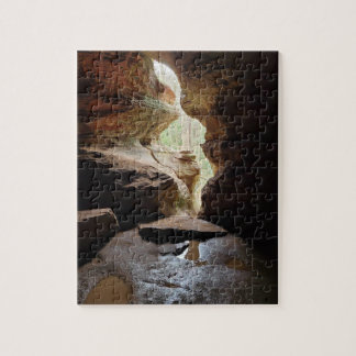 Hocking Hills Ohio Iconic Cave Jigsaw Puzzle