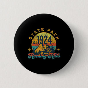 Hocking Hills Ohio Nature Mountains Hiking Outdoor 6 Cm Round Badge