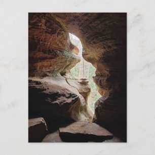 Hocking Hills Ohio Rockhouse Cave Postcard