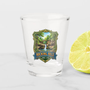 Hocking Hills Ohio Shot Glass