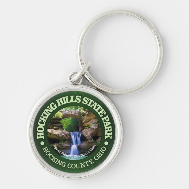 Hocking Hills State Park Key Ring (Front)