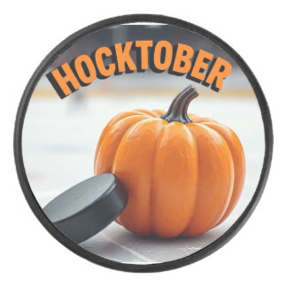 Hocktober Hockey Puck