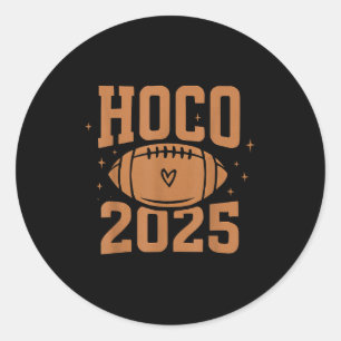 Hoco 2025 High School Homecoming Classic Round Sticker
