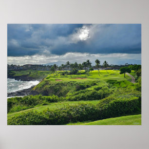 Hocuala Ocean Golf Course Poster