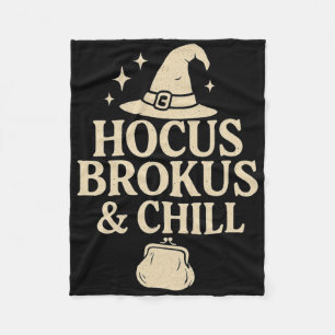 Hocus Brokus And Chill Fleece Blanket