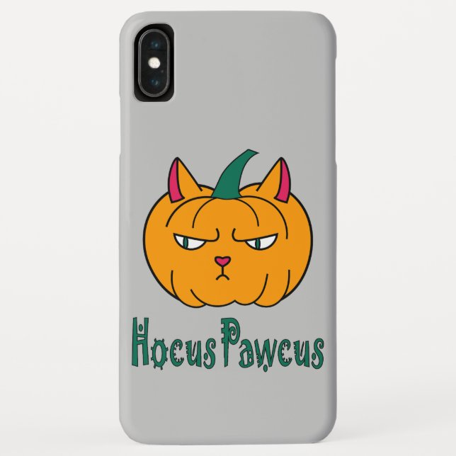 Hocus pawcus Halloween pumpkin ginger cat magic Case-Mate iPhone Case (Back)