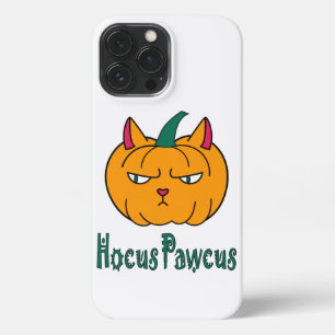Hocus pawcus Halloween pumpkin ginger cat magic iPhone 13 Pro Max Case