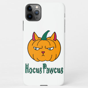 Hocus pawcus Halloween pumpkin ginger cat magic iPhone 11Pro Max Case