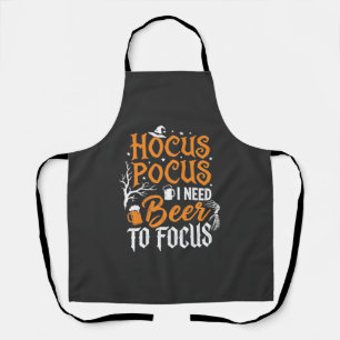 Hocus Pocus Beer Halloween Design_1 Apron