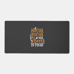 Hocus Pocus Beer Halloween Design_1 Desk Mat
