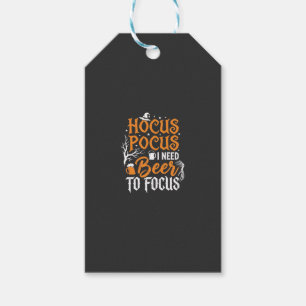 Hocus Pocus Beer Halloween Design_1 Gift Tags