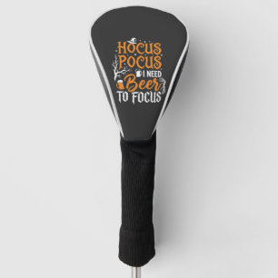 Hocus Pocus Beer Halloween Design_1 Golf Head Cover