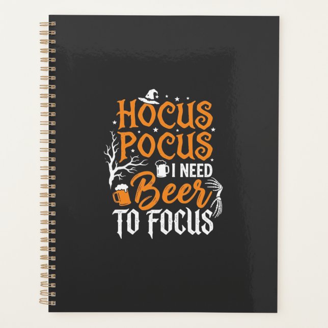 Hocus Pocus Beer Halloween Design_1 Planner (Front)