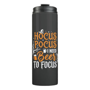 Hocus Pocus Beer Halloween Design_1 Thermal Tumbler