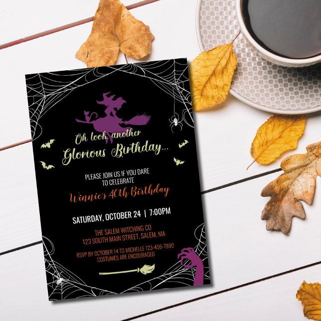 Hocus Pocus Birthday Invitation (Creator Uploaded)