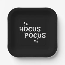 Hocus Pocus Black and White Stars Halloween Party 