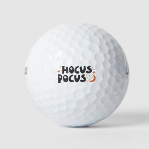 Hocus Pocus cat pumpkin halloween spooky Golf Balls