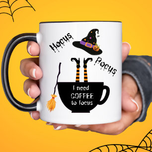 Hocus Pocus Coffee to Focus Halloween Mug