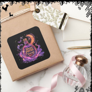 Hocus Pocus Energy ExDesigner Halloween Square Sticker